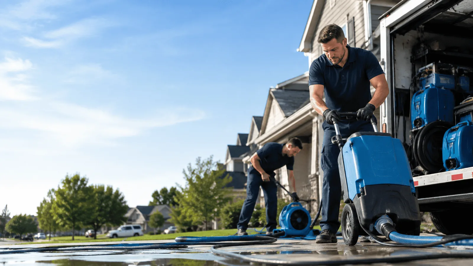 Structural Drying being performed in Farmington, WA